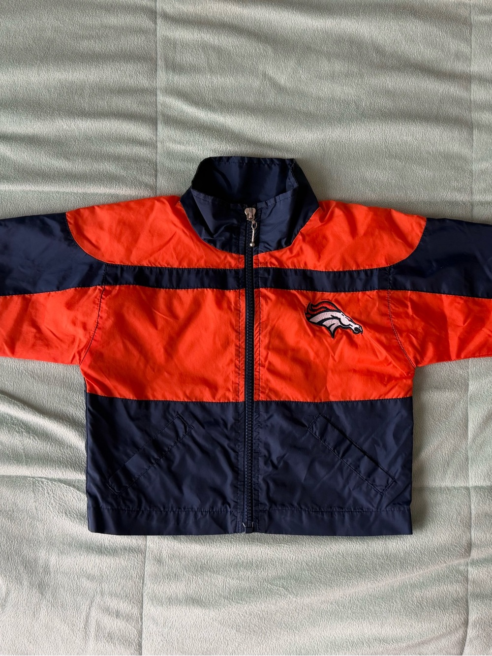 Vintage NFL Kids Touchdown Club Denver Broncos Jacket Full Zip 18 mos
